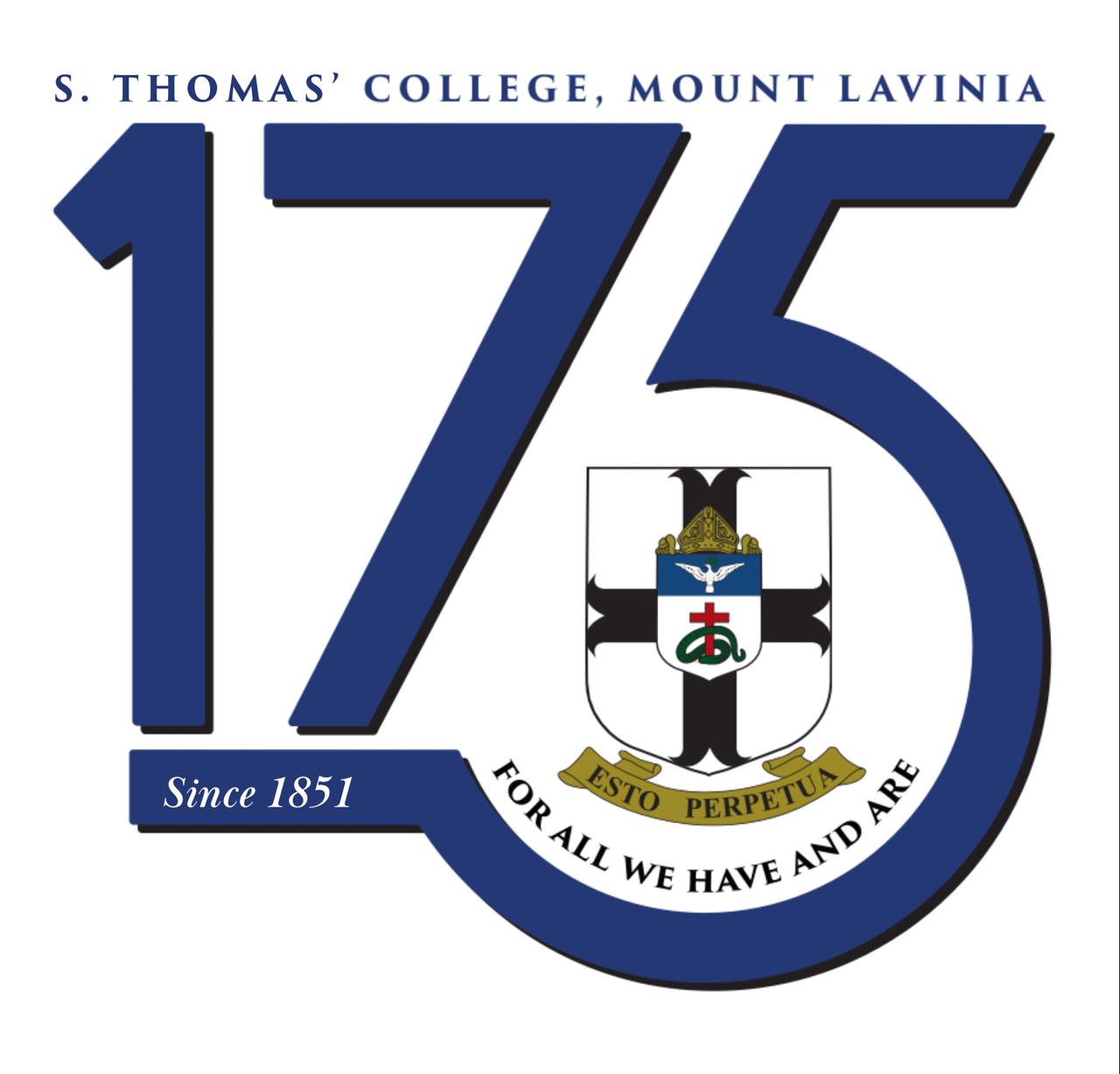 S. Thomas' College 175th Anniversary logo